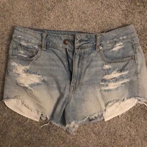 American eagle ripped shorts